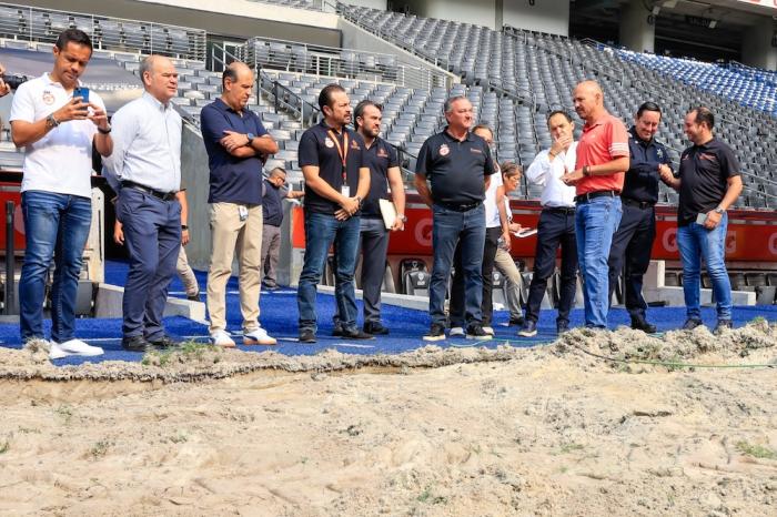 Renovación histórica de cancha mundialista 
