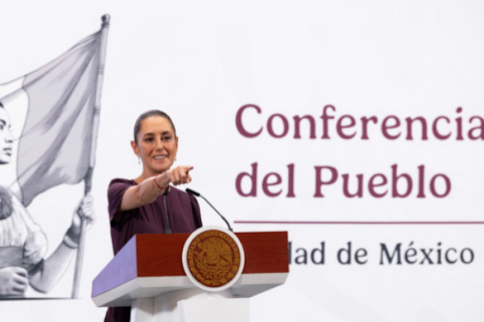 Sheinbaum rechaza militarización fronteriza 