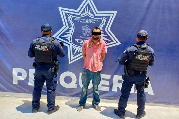 Hombre detenido en pesquería a bordo de veh