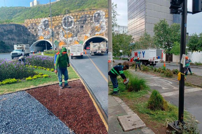 Brinda Monterrey mantenimiento a la imagen urbana
