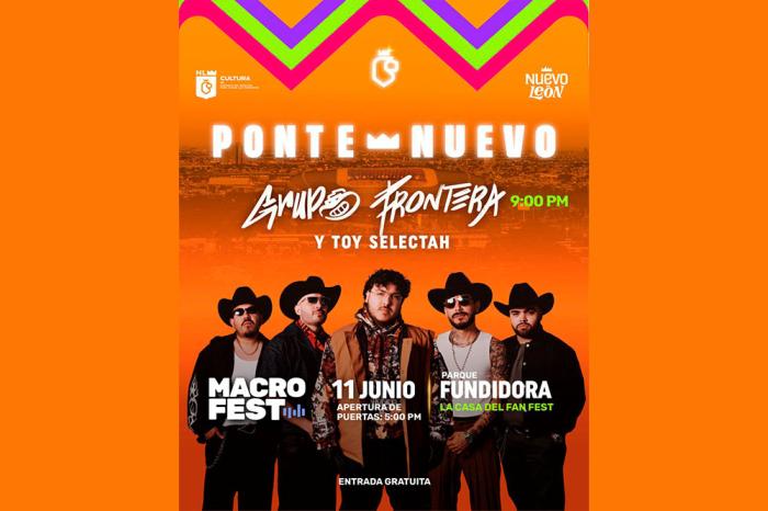 Macrofest “tocará el balón”,  rumbo al mundial con Grupo Frontera