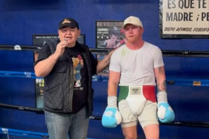 ‘Canelo’ regresa al gimnasio donde entren