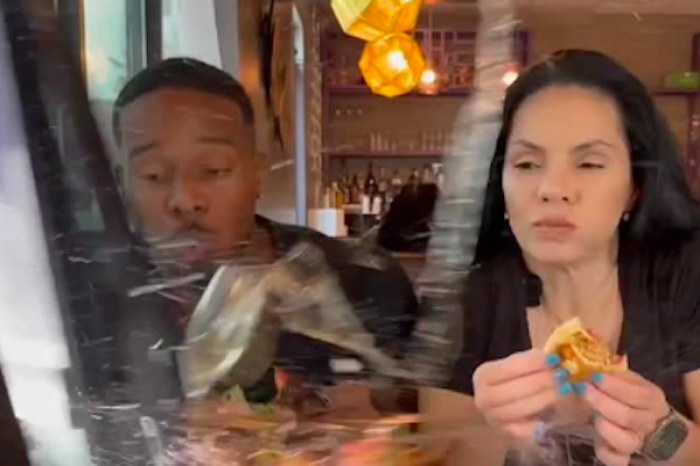 Influencers protagonizan accidente viral en restaurante de Houston