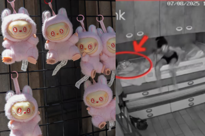 Captan en video el momento en que un Labubu presuntamente se mueve