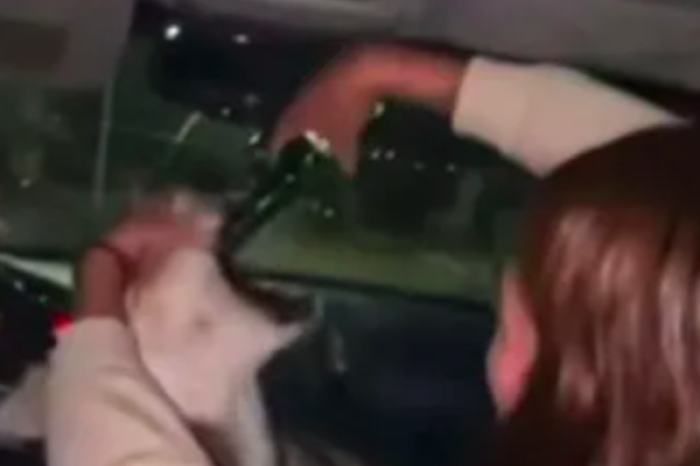 Indignación en redes por video de mujer que obliga a un perro a beber cerveza 