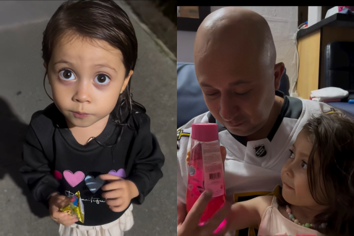 Niña intenta curar la calvicie de su papá regalándole su shampoo 