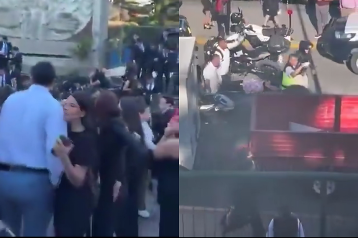 Caen gradas en universidad de Veracruz: hay 18 estudiantes de Derecho lesionados