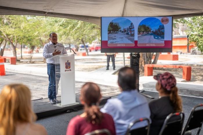 Concluye pavimentación en Colonia Nueva Esperanza