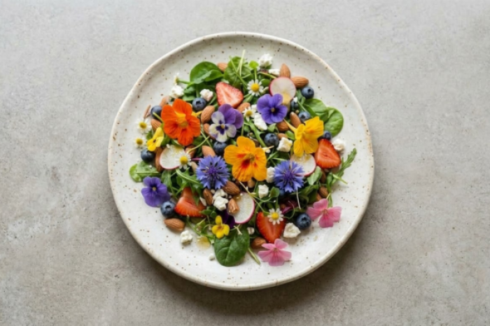 Por qué las flores comestibles son el nuevo 