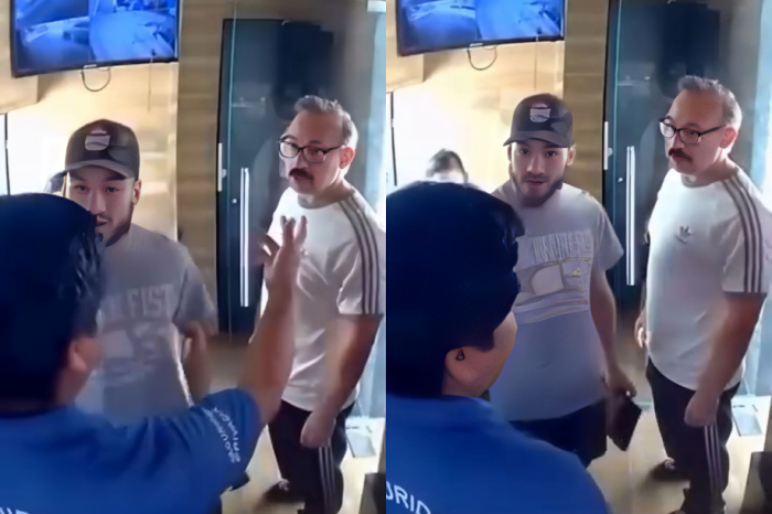 Hombre golpea a guardia en caseta de Santa Ca