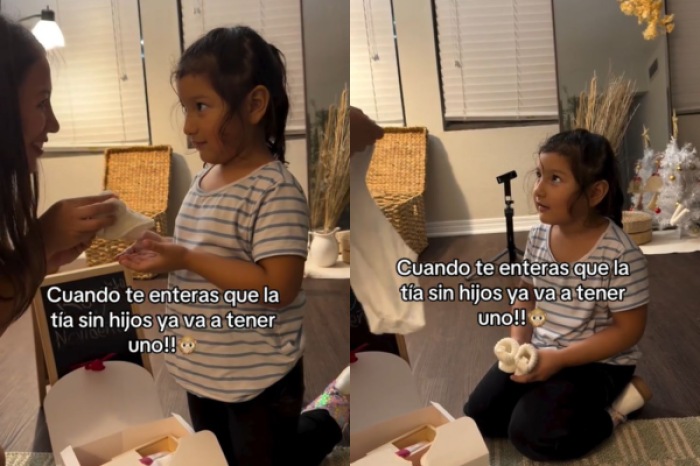 Niña se vuelve viral por su nostálgica reac